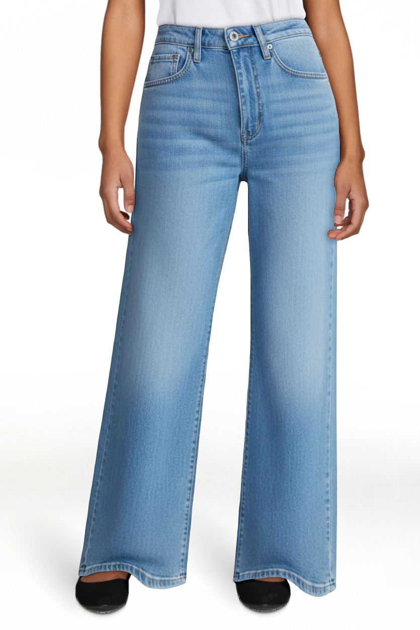 Free Assembly Women's and Women's Plus High Rise Cropped Wide Leg Jeans, Sizes 0-22W | Walmart (US)