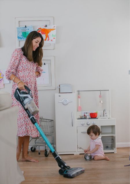 #ad Someone loves following around the vacuum during clean up time! Cleaning up is a breeze when I use my #PowerEDGE Stick Vac by BISSELL! It’s effective in vacuuming hard surfaces and all the hard areas… like inbetween cabinets! Vacuuming has been a breeze since adding in @bissellclean Stick Vac! @Target #BISSELL #TargetPartner #Target



#LTKbaby #LTKhome #LTKfamily
