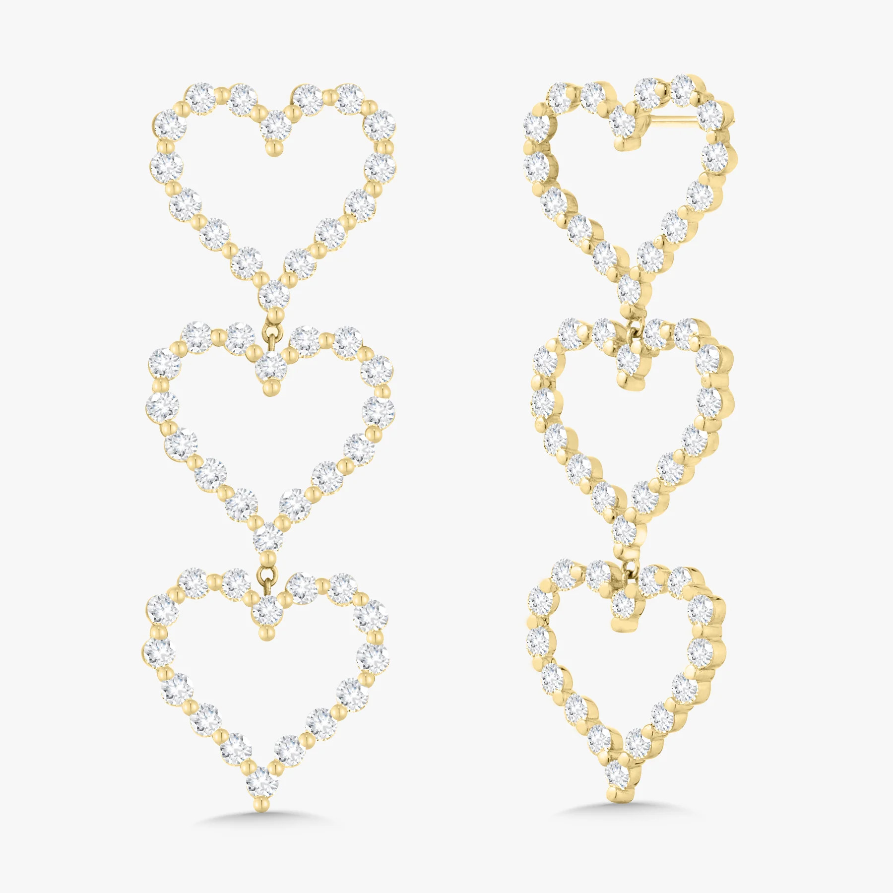 Little Posie Charlie Cloud® Diamond Heart Earrings | RW Fine Jewelry