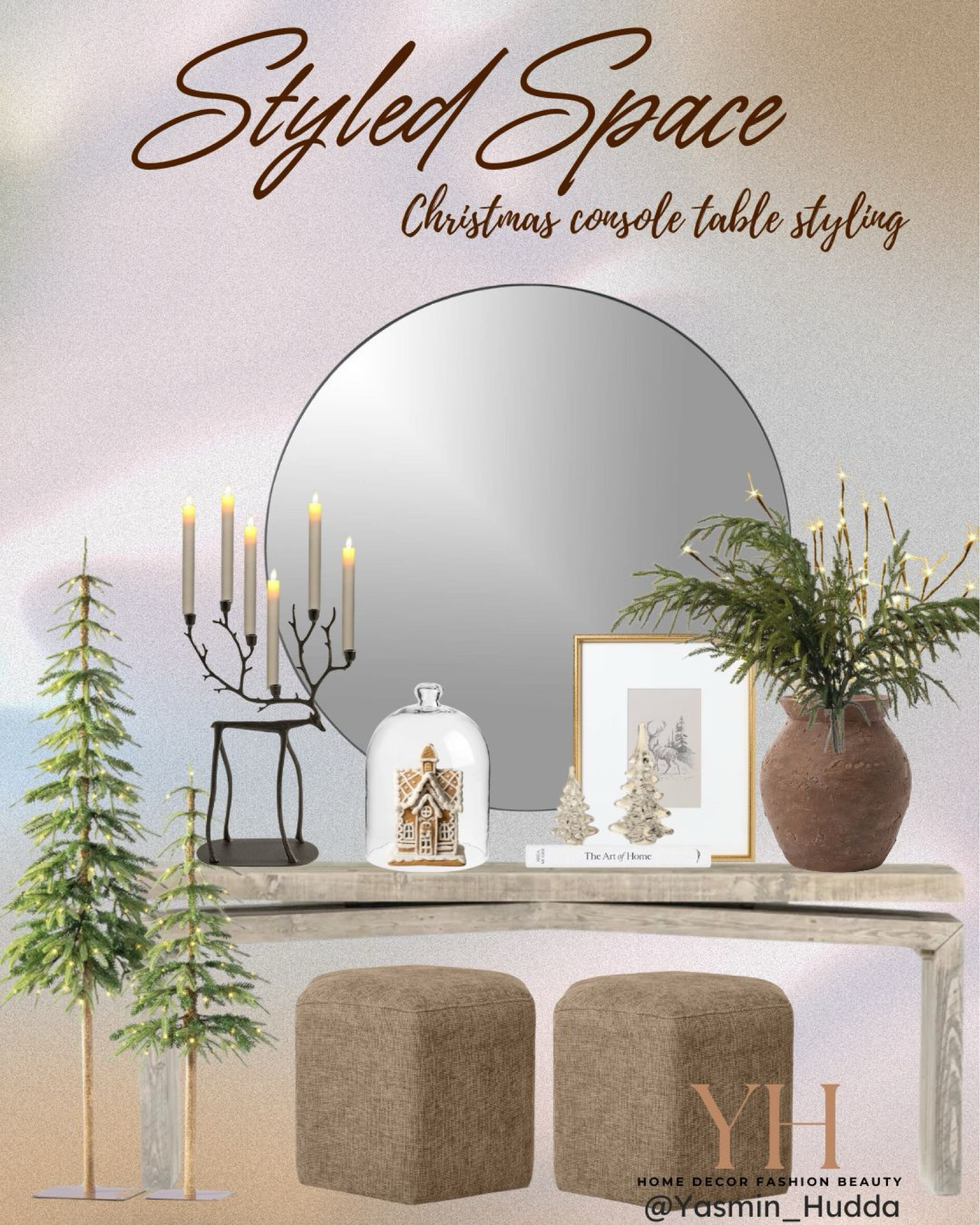 Christmas console table styling inspiration 
Christmas console decor
Christmas home decor 

Studio McGee 
McGee and Co console styling

#LTKSeasonal #LTKHome #LTKHoliday
