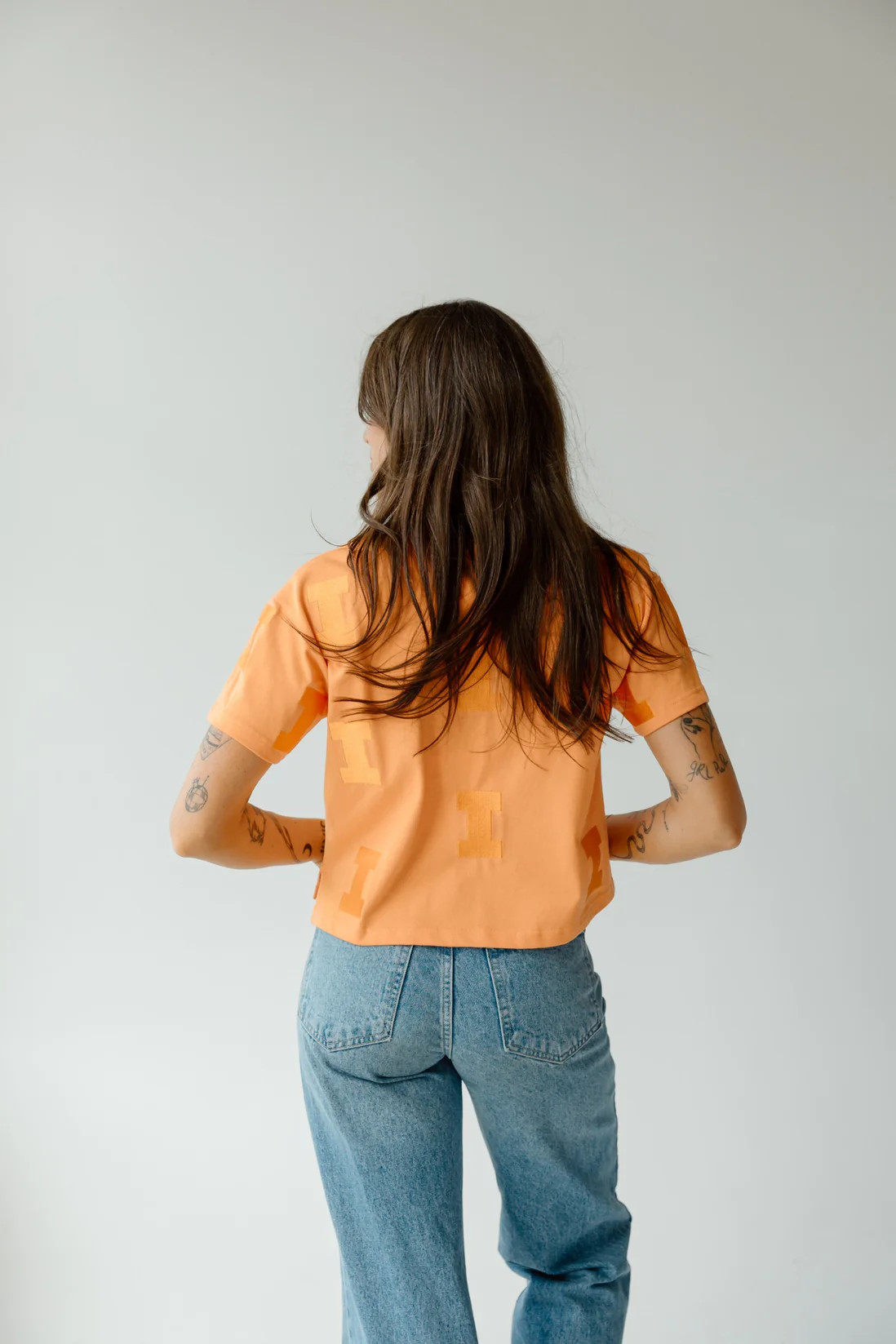 Illinois Ritter Repeat Heavyweight Crop Tee | Gameday Social