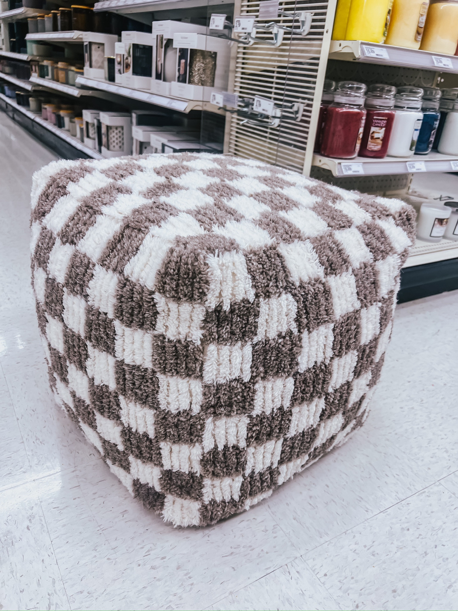 The cutest checkered pouf ottoman from Target 😍

#LTKhome #LTKstyletip #LTKkids