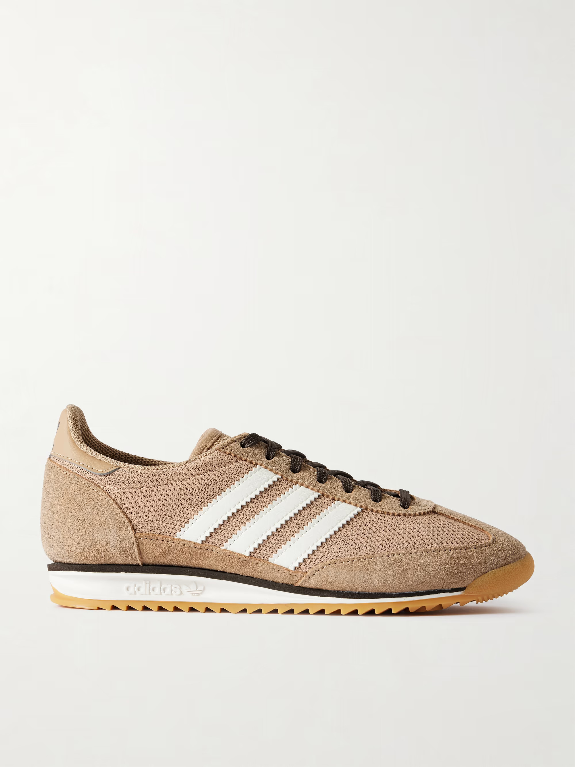 SL 72 OG suede and leather-trimmed mesh sneakers | NET-A-PORTER (US)