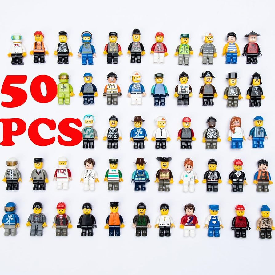 ELECBYTES Minifigures, Minifigs, Action Figure, Mini Figure Toy, MINIFIG People, Mystery Pack (Ra... | Amazon (US)