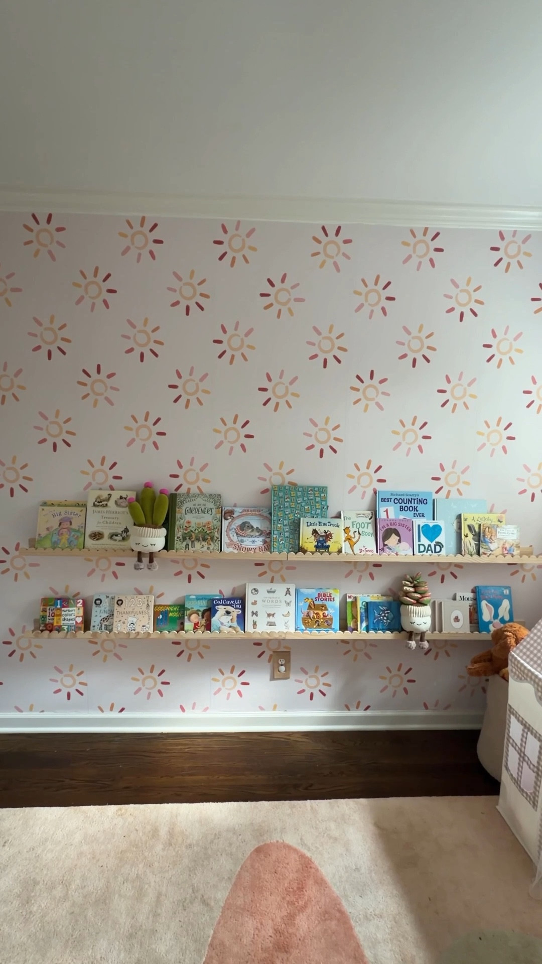Cutest scalloped book shelves you can set up any way you want!

#LTKHome #LTKBaby #LTKKids