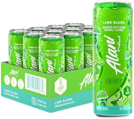 Alani Nu Lime Slush Sugar Free Energy Drink (Pack of 12) | Amazon (US)