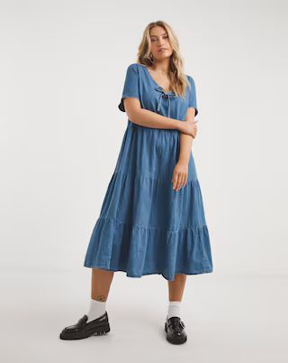 Tommy Jeans Midi Dress | Simply Be | Simply Be (UK)