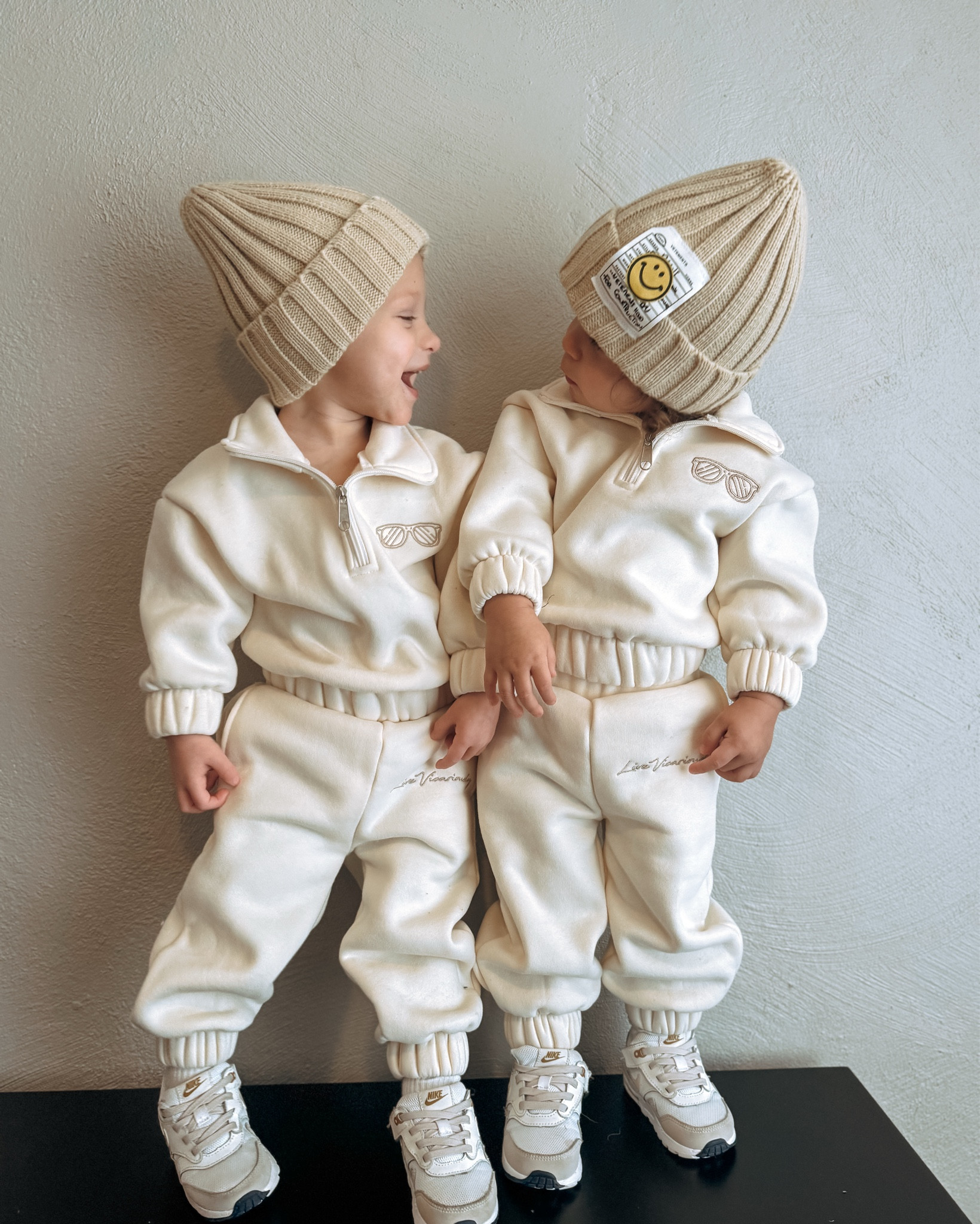 Can we talk about the cutest sneakers ever?! 👟 

These are our go to because they match everything! 

#LTKBaby #LTKKids #LTKShoeCrush