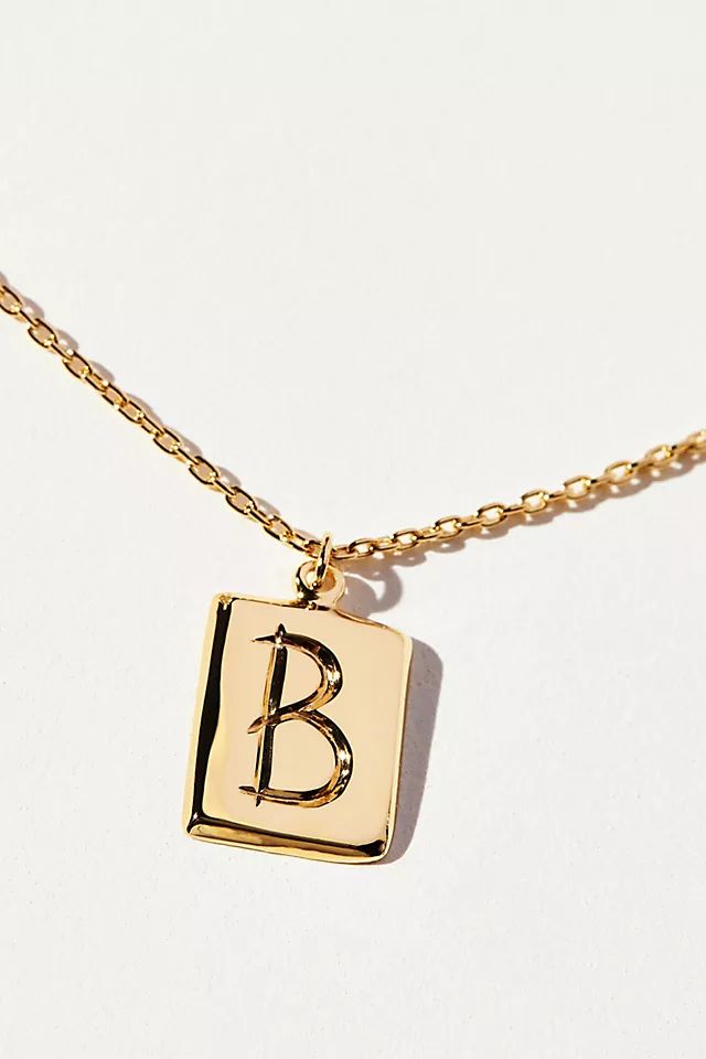 Lady Grey Monogram Necklace | Anthropologie (US)