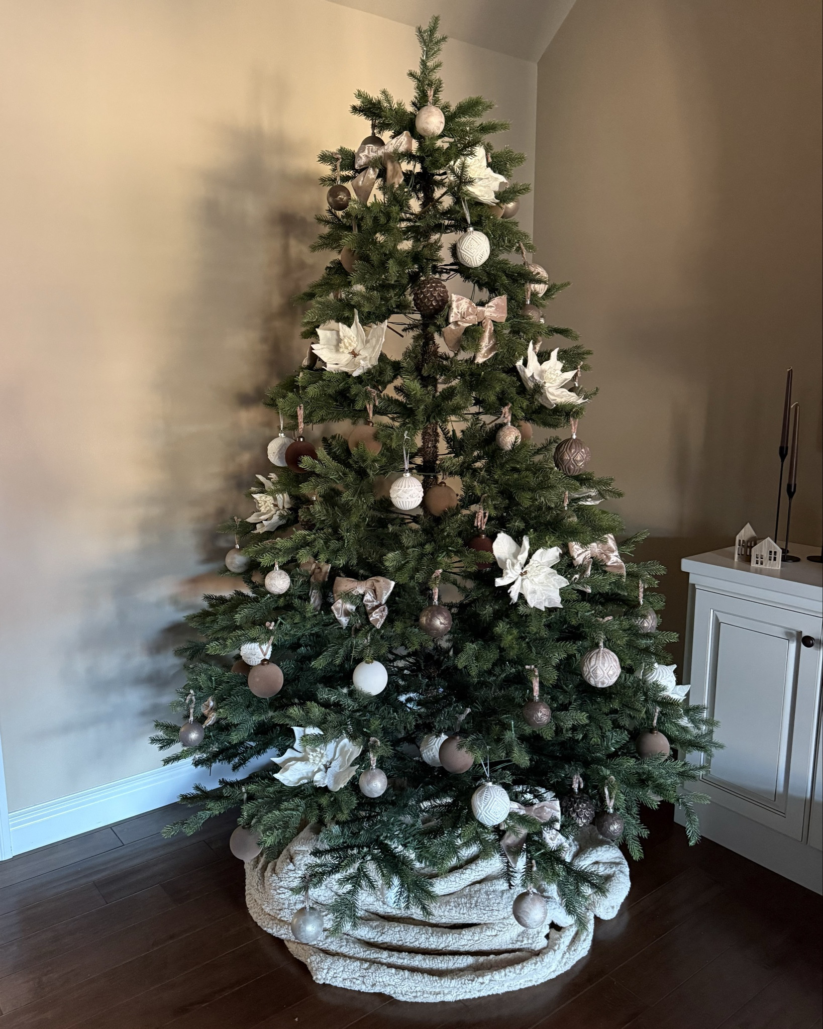 Team aesthetic or team nostalgic? 🎄 I decorated my way, then her way—and let’s just say Mom’s Christmas vision always wins ❤️ I’ll be sharing her finished tree soon, so stay tuned!

#LTKHoliday #LTKFamily #LTKHome