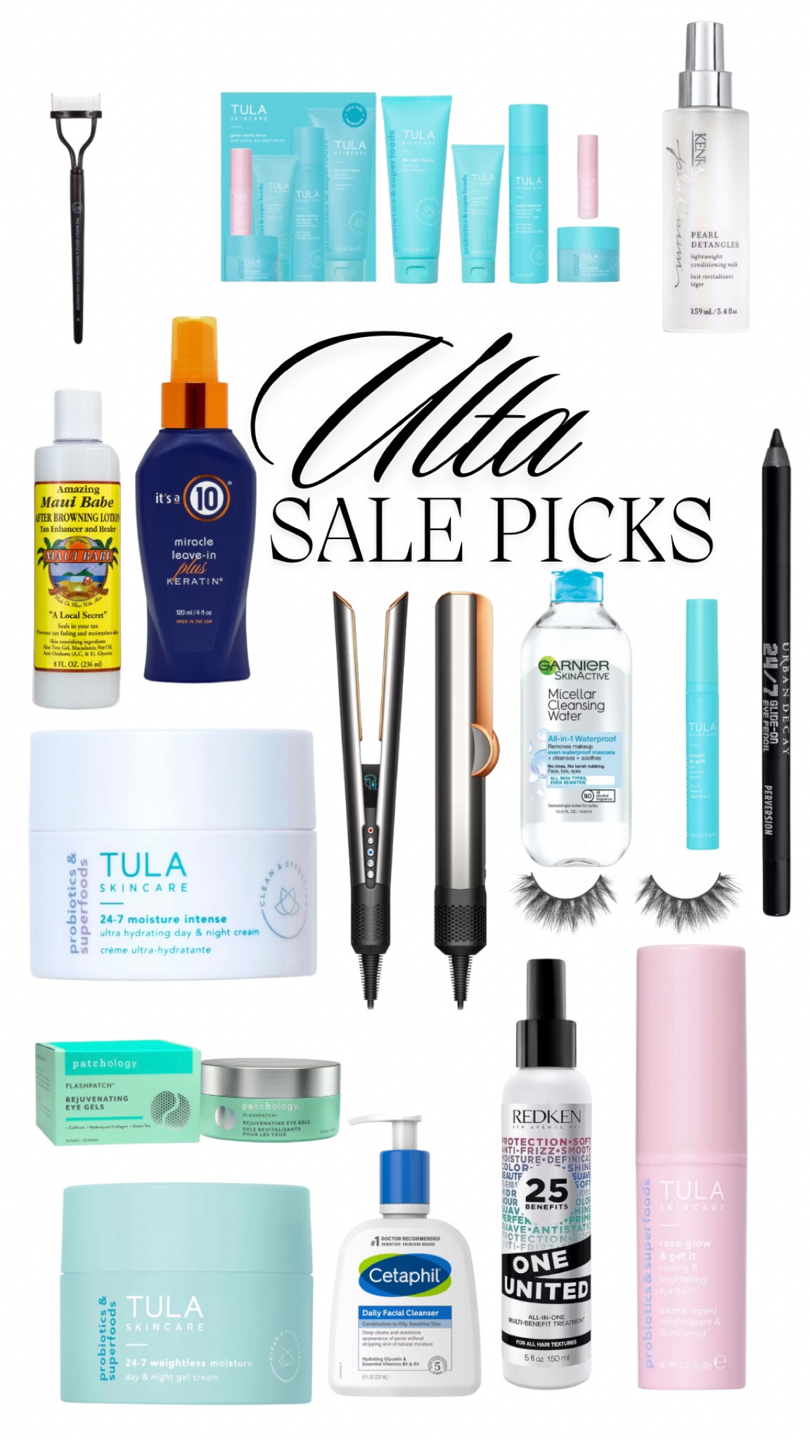ULTA SALE PICKS! 
These are actually some of my favorite products that I own and use. 
When in doubt… get the Dyson straightener and pretty much anything from Tula! 

#LTKSaleAlert #LTKBeauty #LTKSummerSales