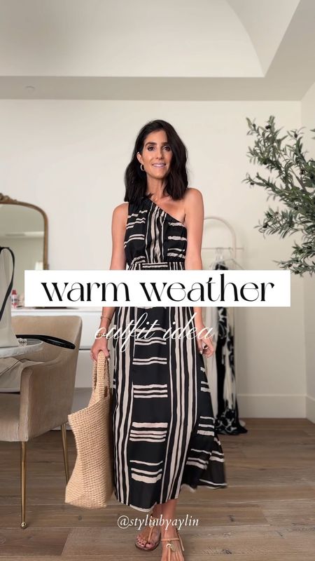 Warm weather outfit idea 🙌🏼✨ I’m just shy of 5-7” wearing the size XS dress #StylinbyAylin #Aylin 

#LTKStyleTip #LTKTravel