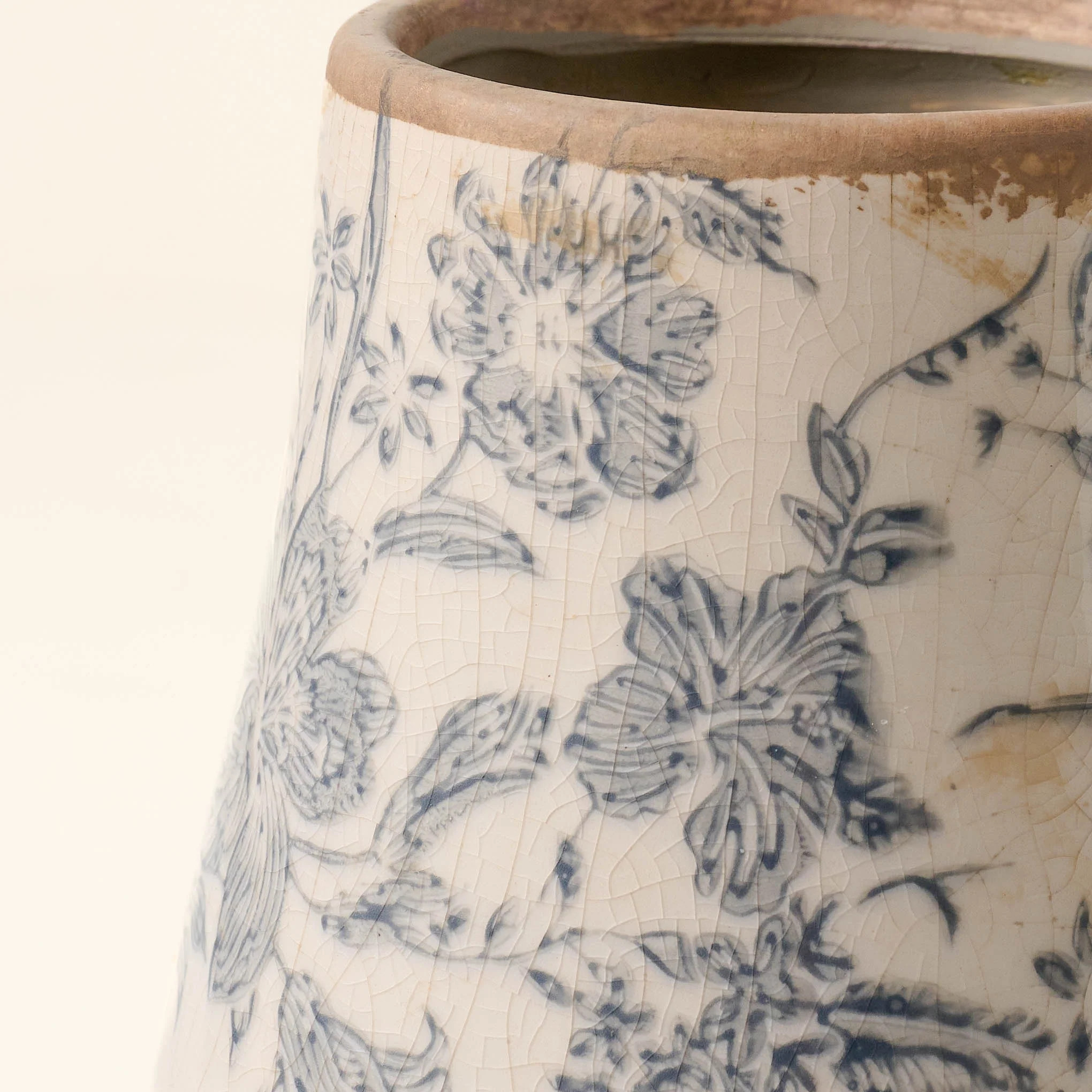 Black and White Distressed Vase | Magnolia