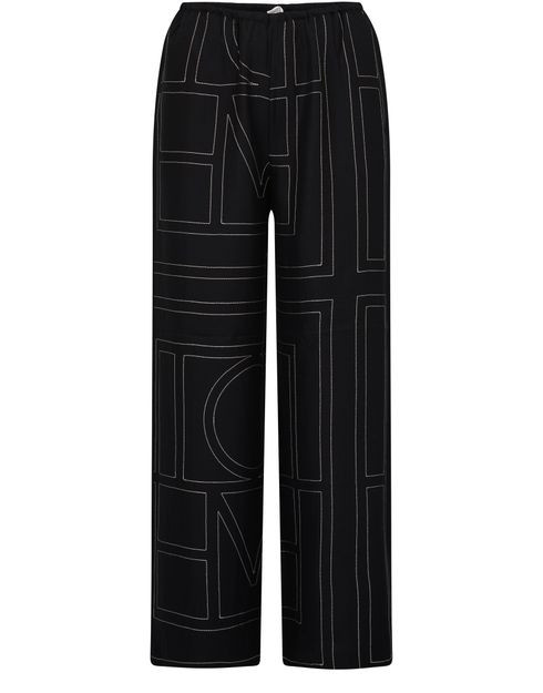 Monogram pyjama silk pants | 24S US