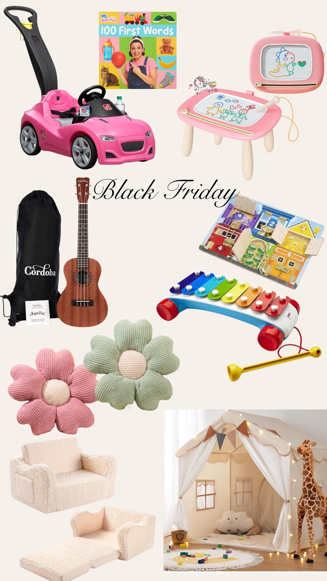Everything I got for my daughter’s first birthday that are currently on sale for Black Friday🥹💕