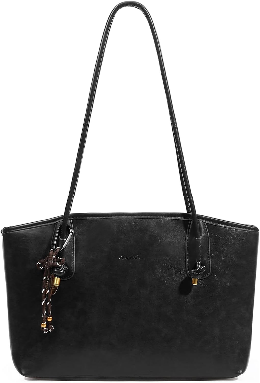 Shoulder Bag for Women Brown Purse Retro Fall Handbags with Zipper | Amazon (US)