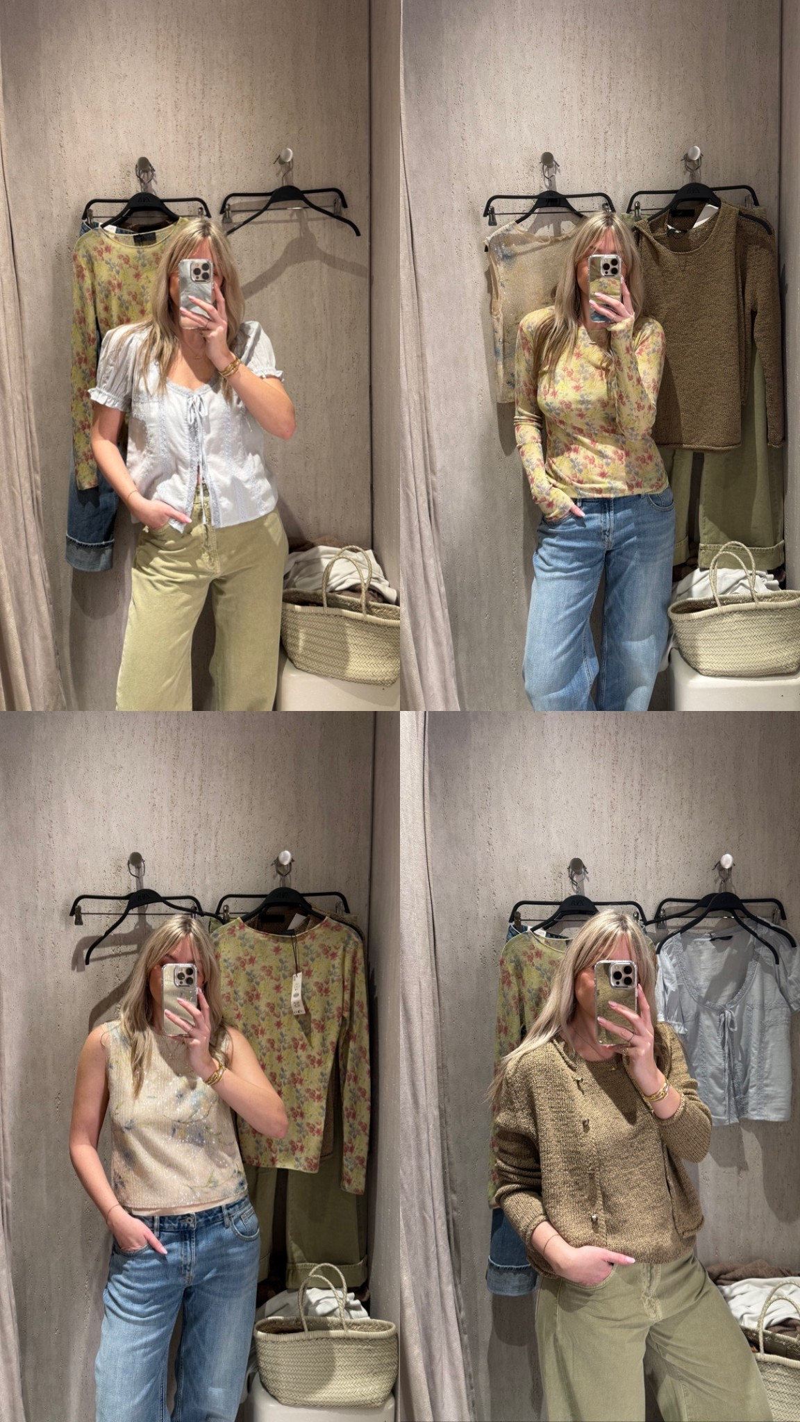 Changing room diaries @Zara #springstyle #newseason #tonalstyle 

#LTKSpringSale #LTKSeasonal