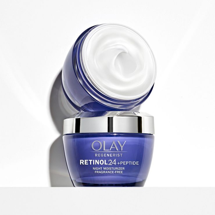 Olay Regenerist Retinol 24 + Peptide Night Face Moisturizer Cream - 1.7oz | Target