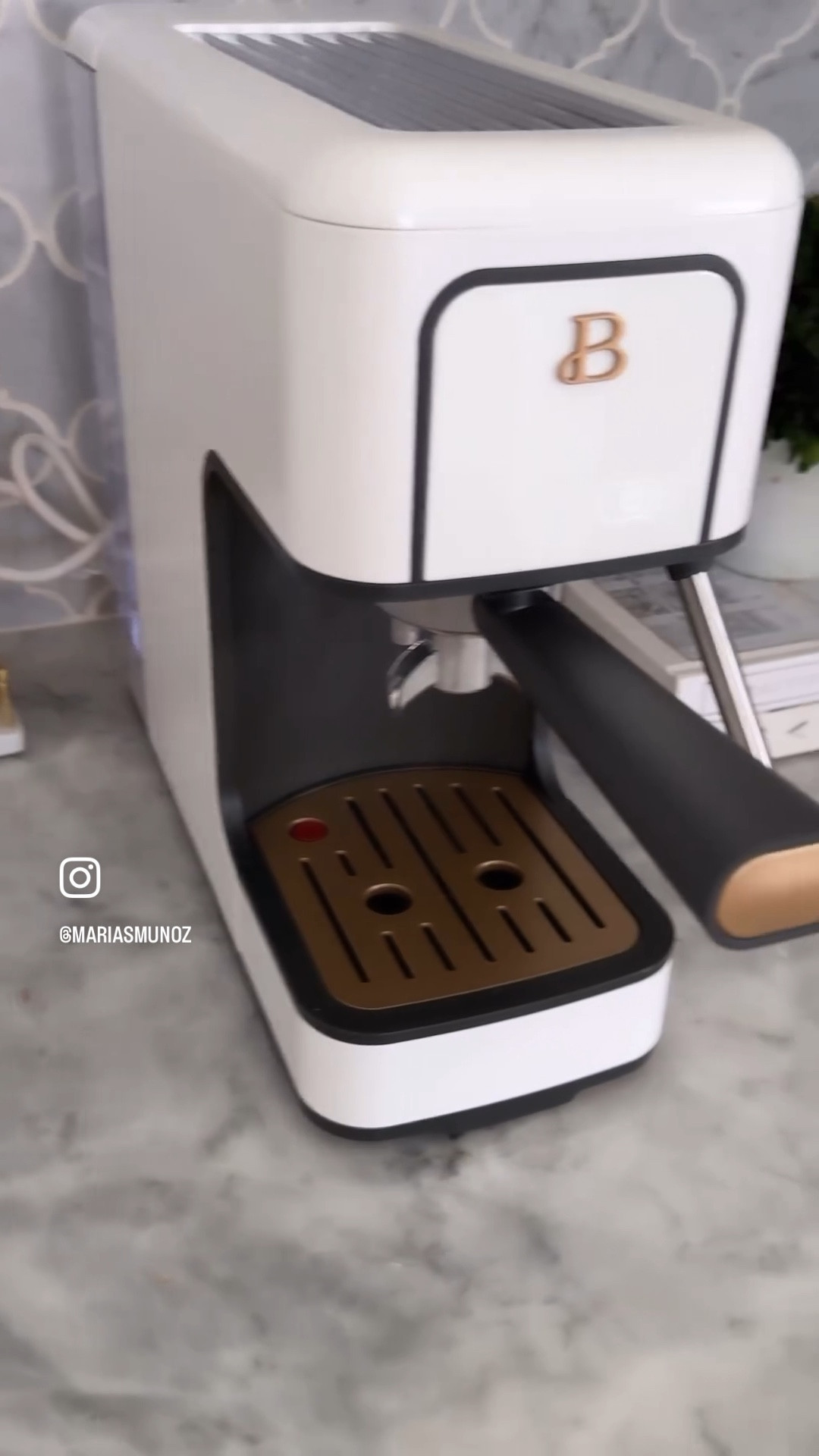 Loving my Beautiful by Drew espresso machine!! 

If you buy the espresso machine don’t forget to TAKE OFF THE RED PLUG on the bottom of the water reservoir.  The instructions are not clear and I only learned this from a TikTok 😂 #ltkxwalmart #ltkhome #ltkvideo

beautiful by drew espresso, espresso machine, espresso maker, Walmart home find, Walmart find  #ltkvideo #ltksummersales #ltkxwalmart

#LTKVideo #LTKFindsUnder100 #LTKFamily