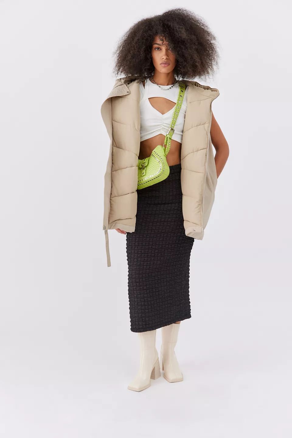 BDG Recycled Cocoon Puffer Vest | Urban Outfitters (US and RoW)
