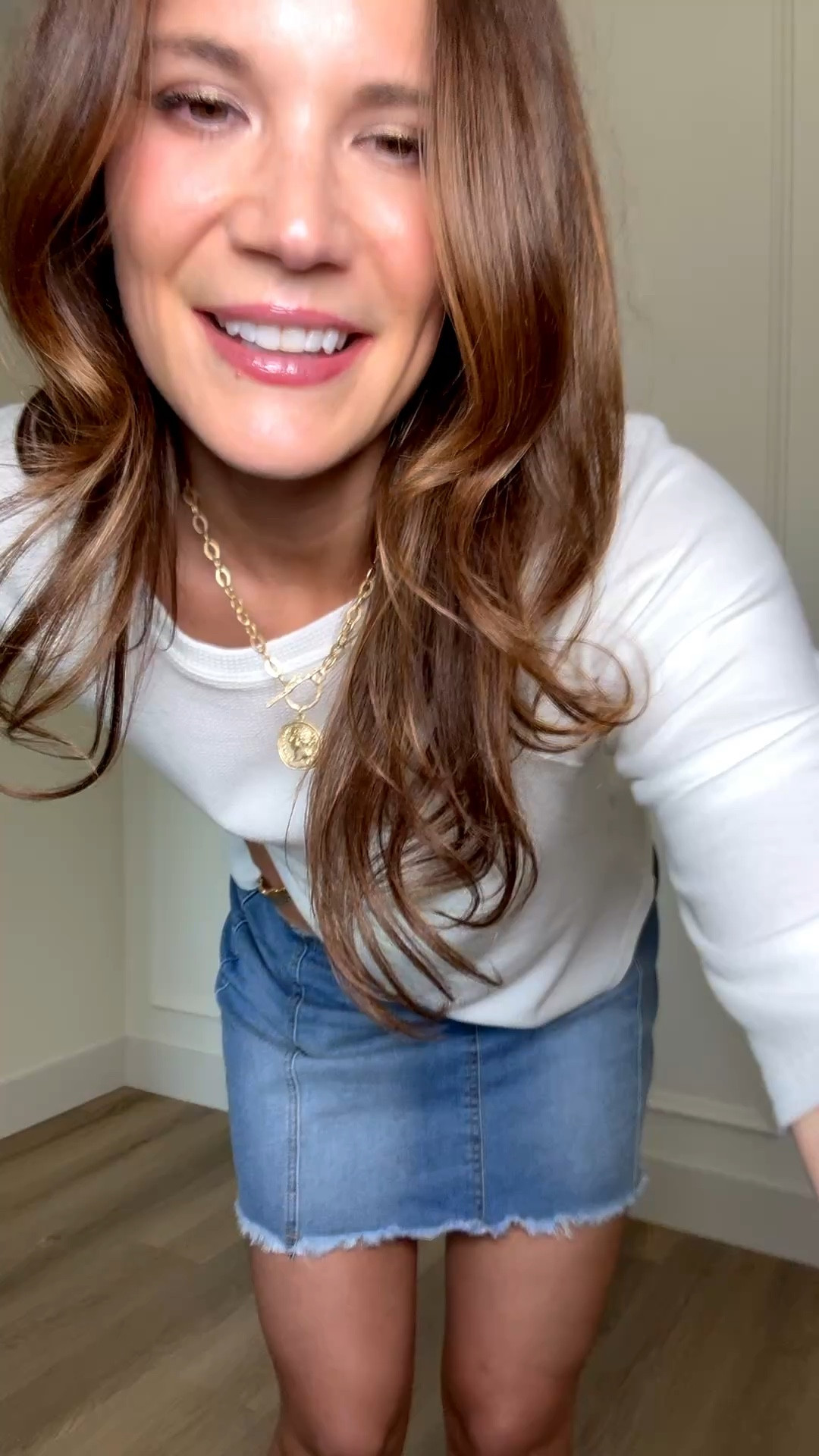 This white 3/4 sleeve top is such an easy elevated basic, I love the sleeve length and how polished it feels. Paired with a denim skirt for a simple outfit that still looks put together, perfect for everyday plans or casual outings.

Tall girl outfits, Denim skirt outfit, White top outfit, Amazon tall girl clothing, Casual chic outfits, 6 foot style, Everyday outfit ideas, Spring summer outfits, Easy outfit combinations, Elevated basics, Minimal style outfits, Stang and Co


#LTKSeasonal #LTKmomlife #LTKTall