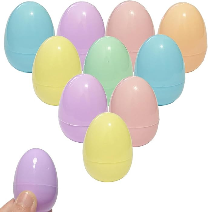 Pastel Color Easter Eggs， 24 Piece Colorful Plastic Easter Eggs，Plastic Eggs Fillable Empty f... | Amazon (US)