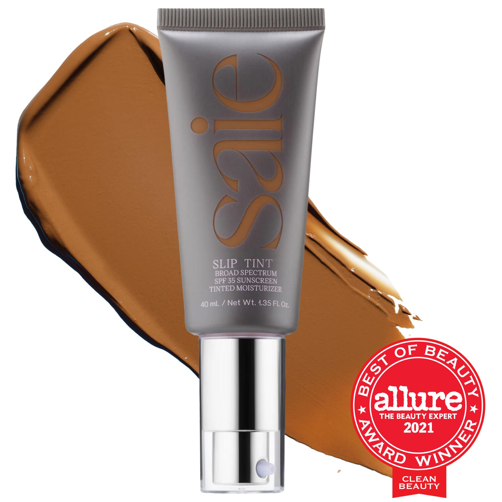 Saie Slip Tint Dewy Tinted Moisturizer SPF 35 Sunscreen Seven 1.3 oz/ 40 mL | Sephora (US)