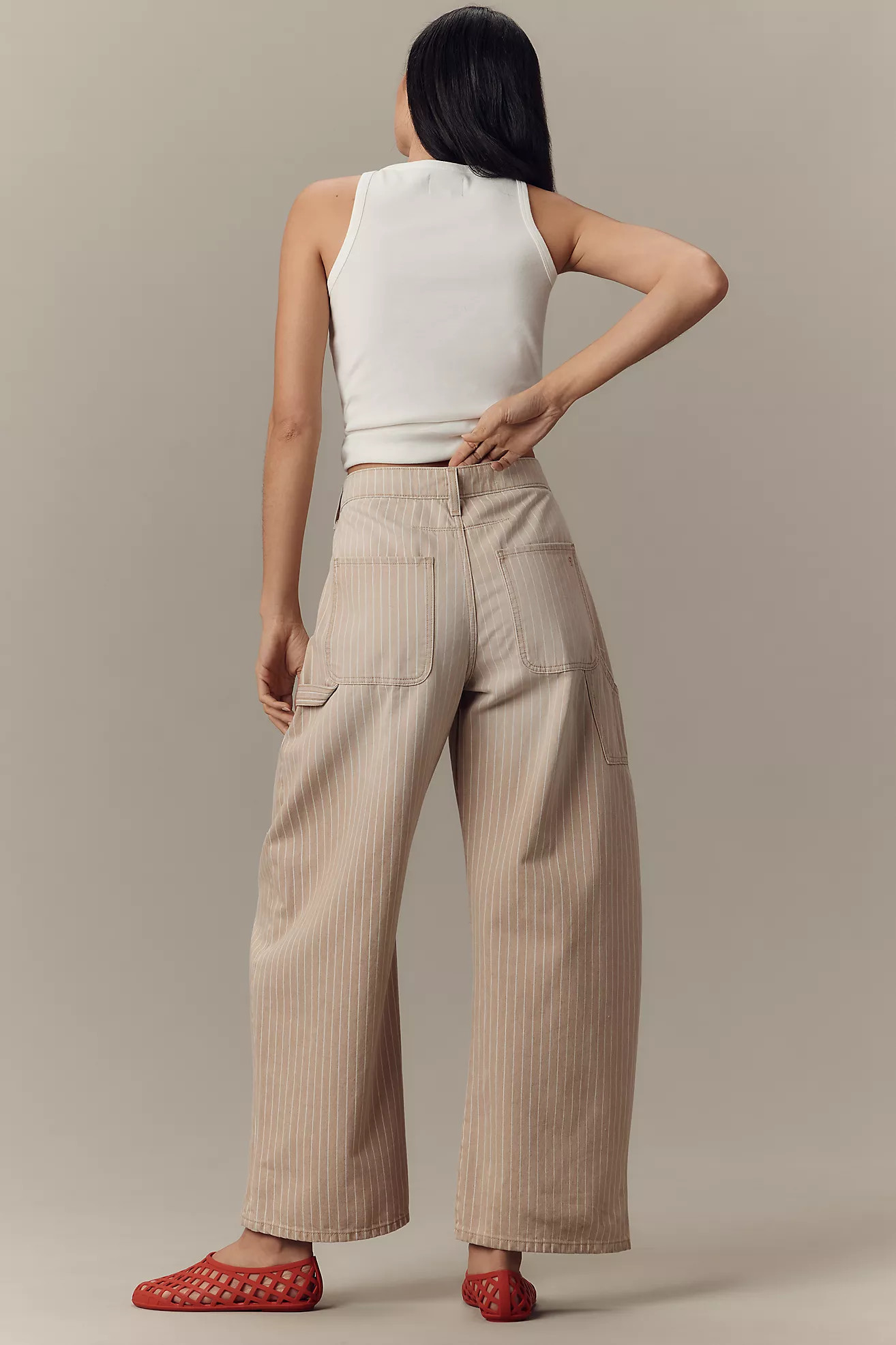 Pilcro High-Rise Carpenter Barrel Jeans | Anthropologie (US)