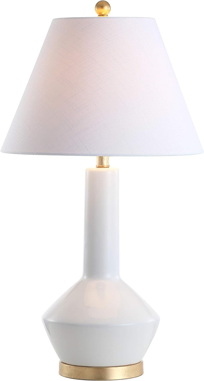 JONATHAN Y JYL6207B Copenhagen 29" Ceramic/Metal LED Table Lamp Contemporary Transitional Bedside... | Amazon (US)
