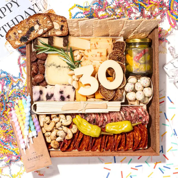 Birthday Small Cheese & Charcuterie Board | Boarderie