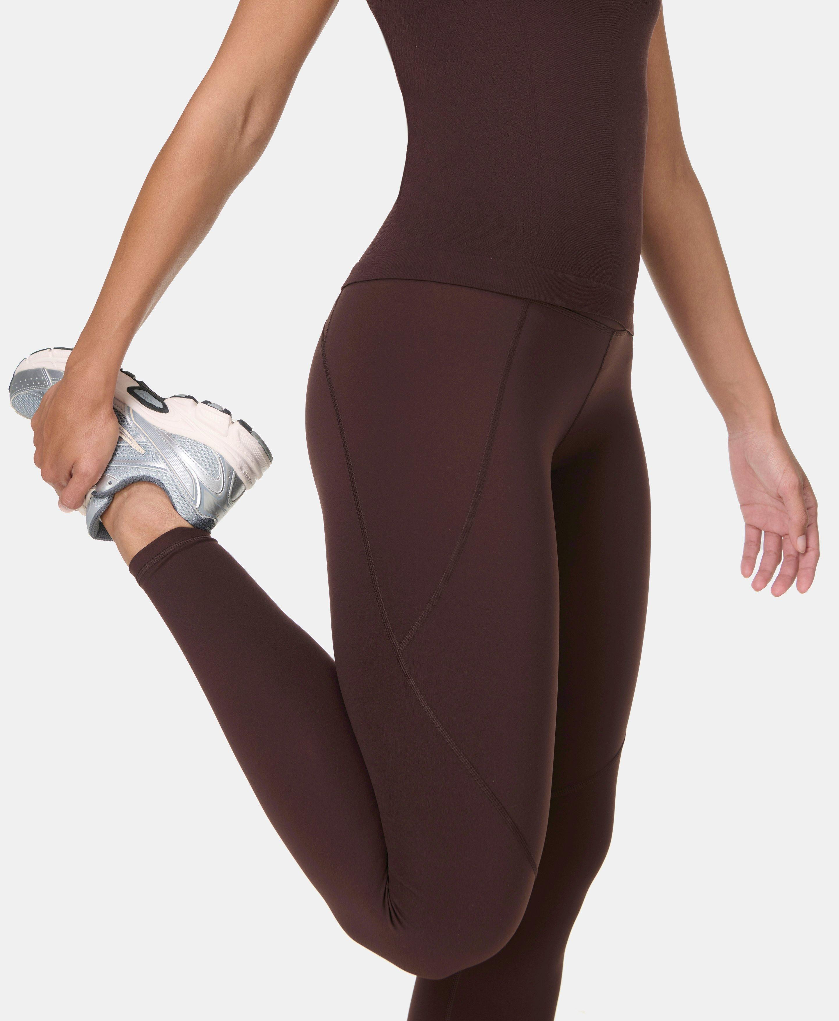 Power Gym Leggings - Sable Brown | Women's Leggings | Sweaty Betty | Sweaty Betty UK