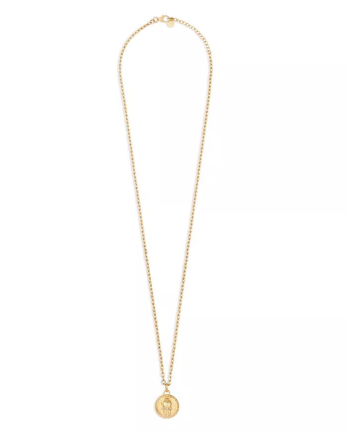 3D $kull Gold-Tone Medallion Necklace, 17" | Bloomingdale's (US)