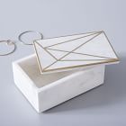 Brass Inlay Marble Box - Rectangle | West Elm (US)