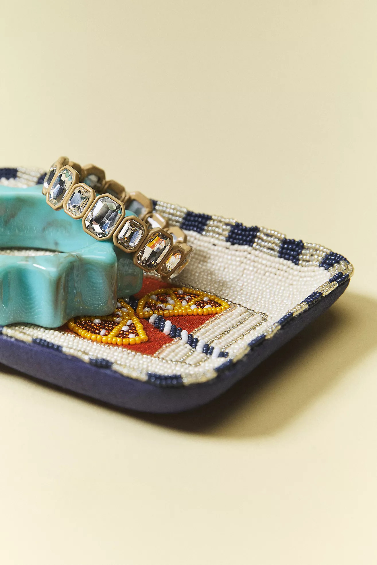 Fiona Beaded Trinket Dish | Anthropologie (US)