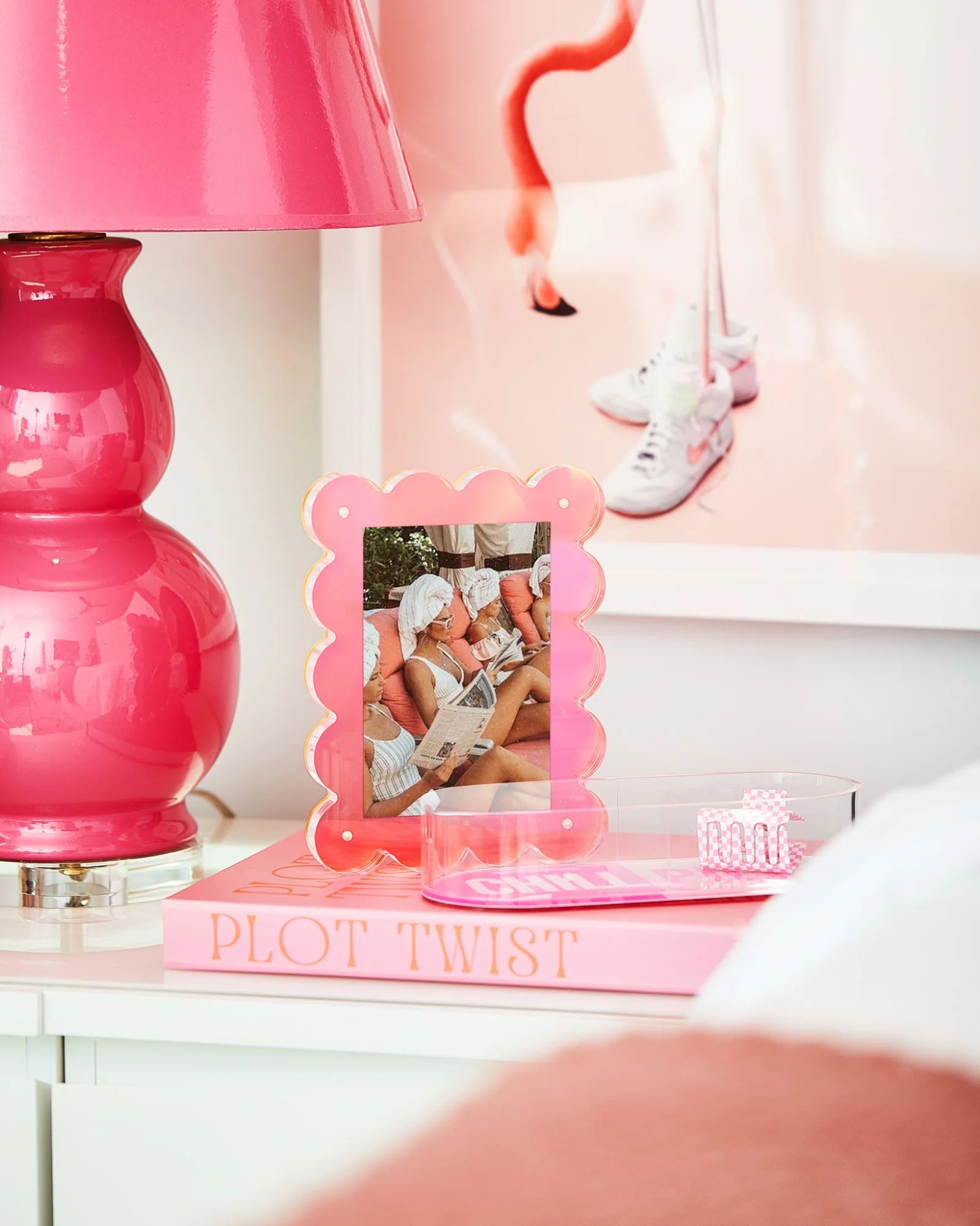 Neon Pink Acrylic Picture Frame | Tart By Taylor