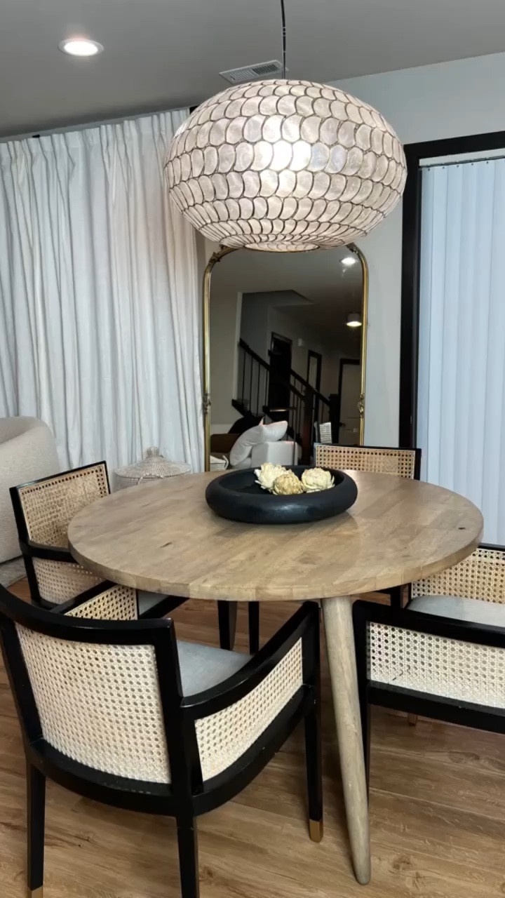 Dining table decorating ideas, dining table, dining chairs, floor mirror, dining pendant light, home decorating ideas, world market, cb2, arhaus, pottery barn, Amazon home, home deals 

#LTKstyletip #LTKhome #LTKHoliday