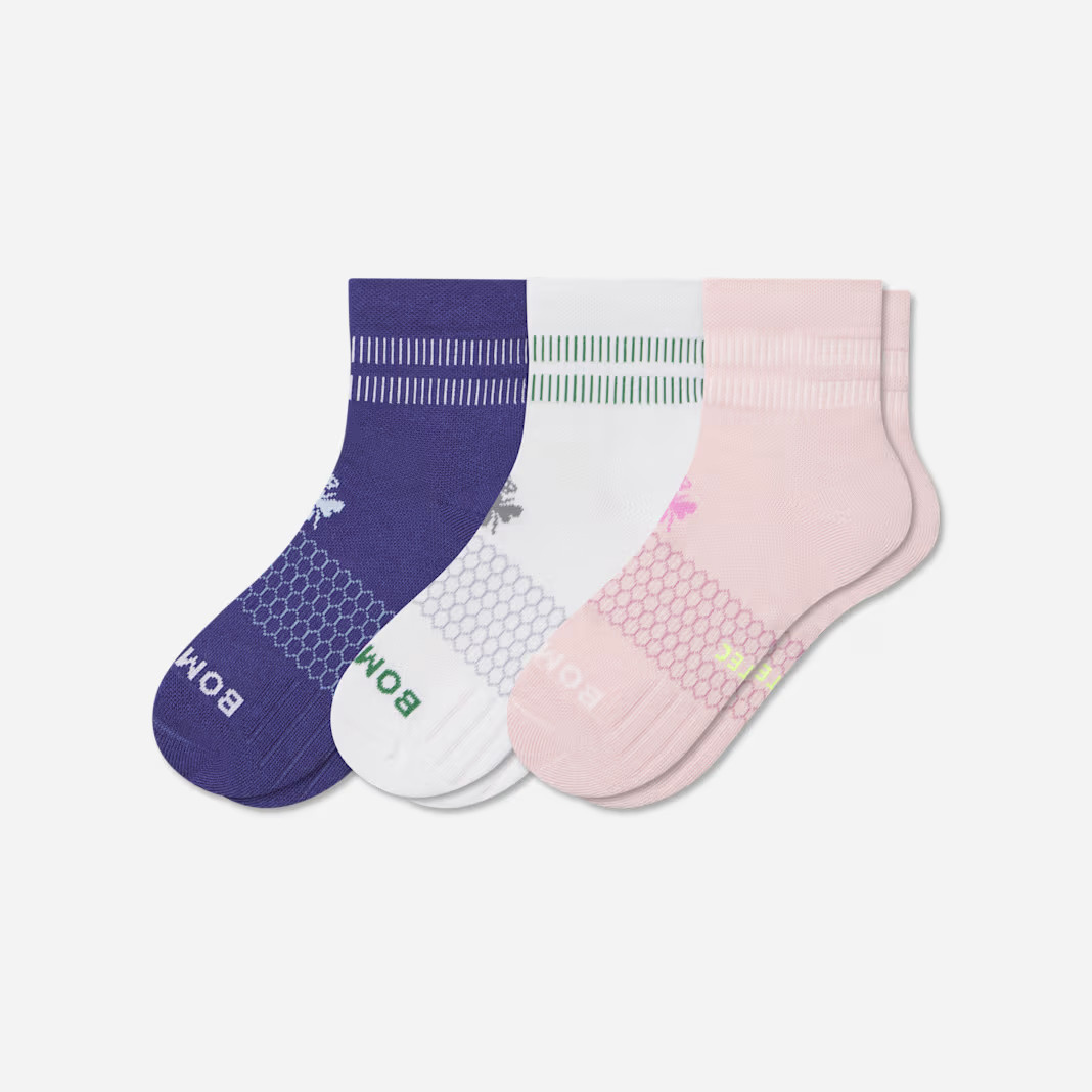 Women's All-Purpose Performance Quarter Sock 3-Pack | Bombas