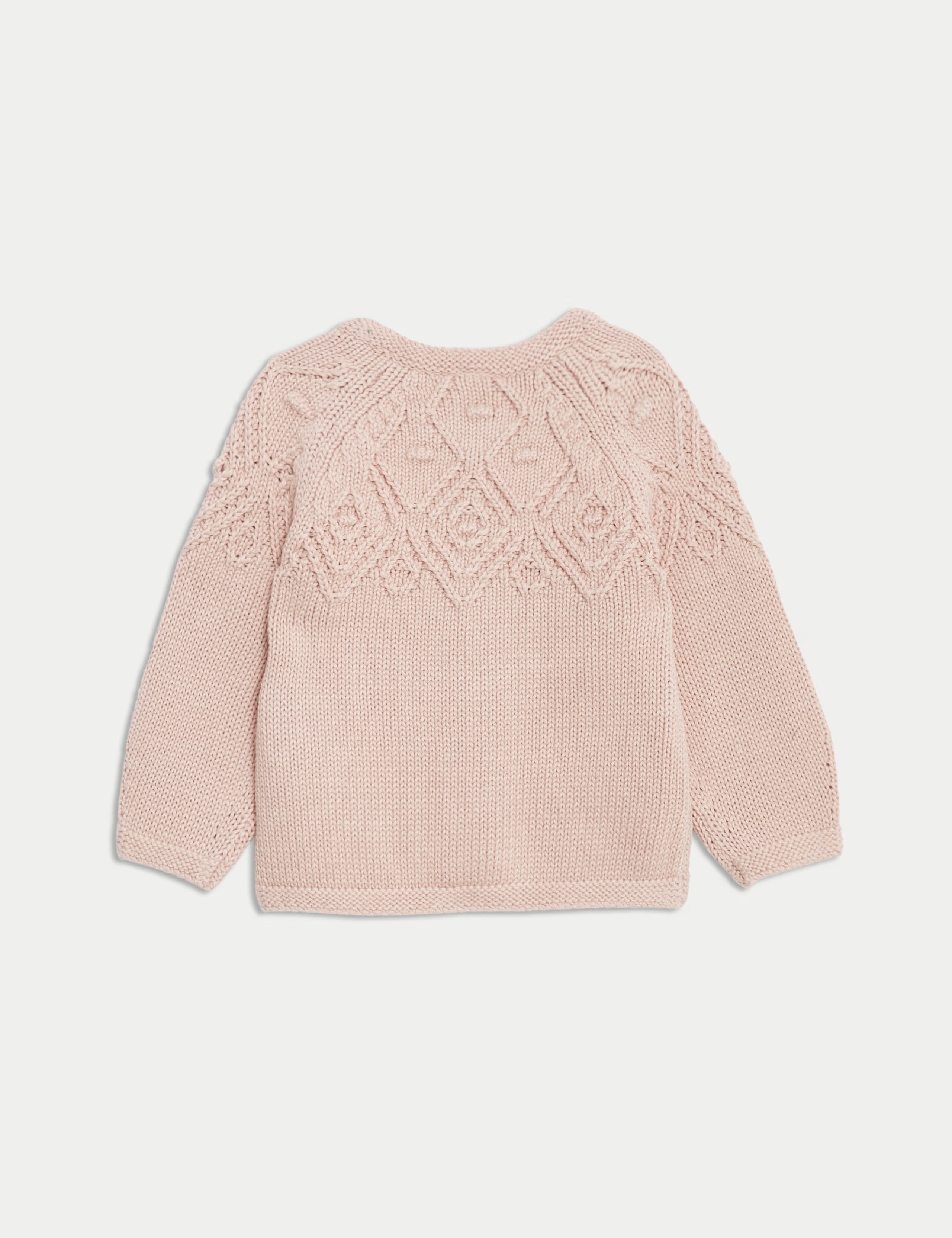 Pure Cotton Patterned Cardigan (0-3 Yrs) | Marks & Spencer (UK)