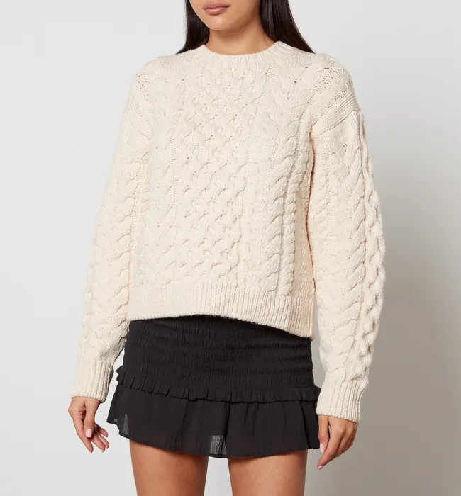 Marant Etoile Jake Cable-Knit Jumper | Coggles (Global)