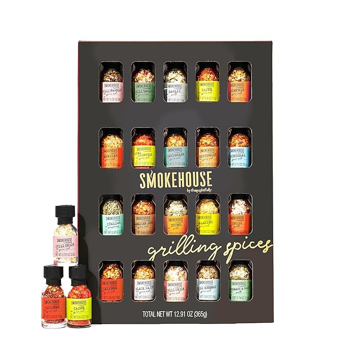 Grilling Spice Set Gift, 20 Mini BBQ Rubs & Seasonings Variety Pack, Grill Seasoning Sampler for ... | Amazon (US)
