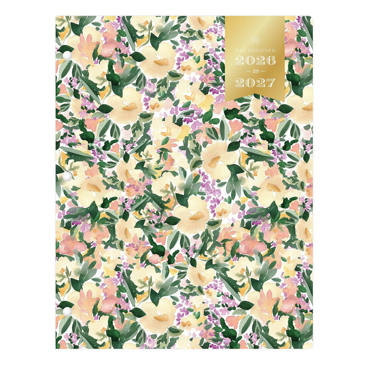 Blue Sky Day Designer 2026-2027 Monthly Deluxe Planning Calendar 8.5"x11" Marjorie Floral Clear | Target