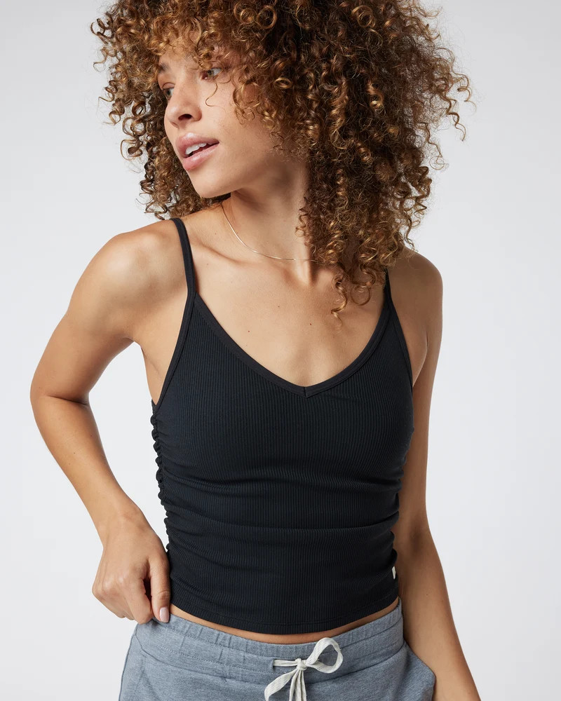 Rib Ruched Tank | Vuori Clothing (US & Canada)