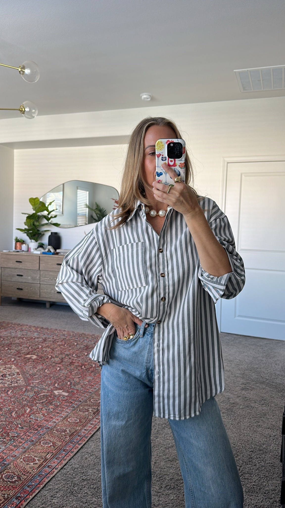 Amazon classic striped button down on Amazon sale
Wearing size small


#LTKStyleTip #LTKFindsUnder50 #LTKSaleAlert