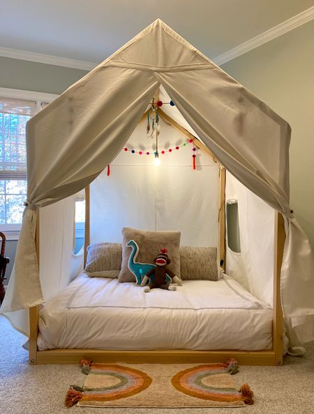 This tent bed is the most cozy place in the house. #kidsroom #fort #tentbed #kidscozyspace #kidsbed

#LTKkids #LTKhome
