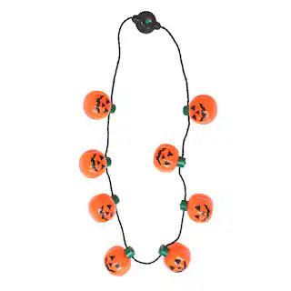 Light-Up Halloween Pumpkin Necklace by Creatology® | Michaels | Michaels Stores