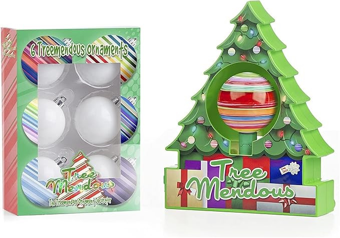 The Treemendous Ornament Decorator - Christmas Tree Ornament Decorating Kit & 6 Pack Ornament Com... | Amazon (US)