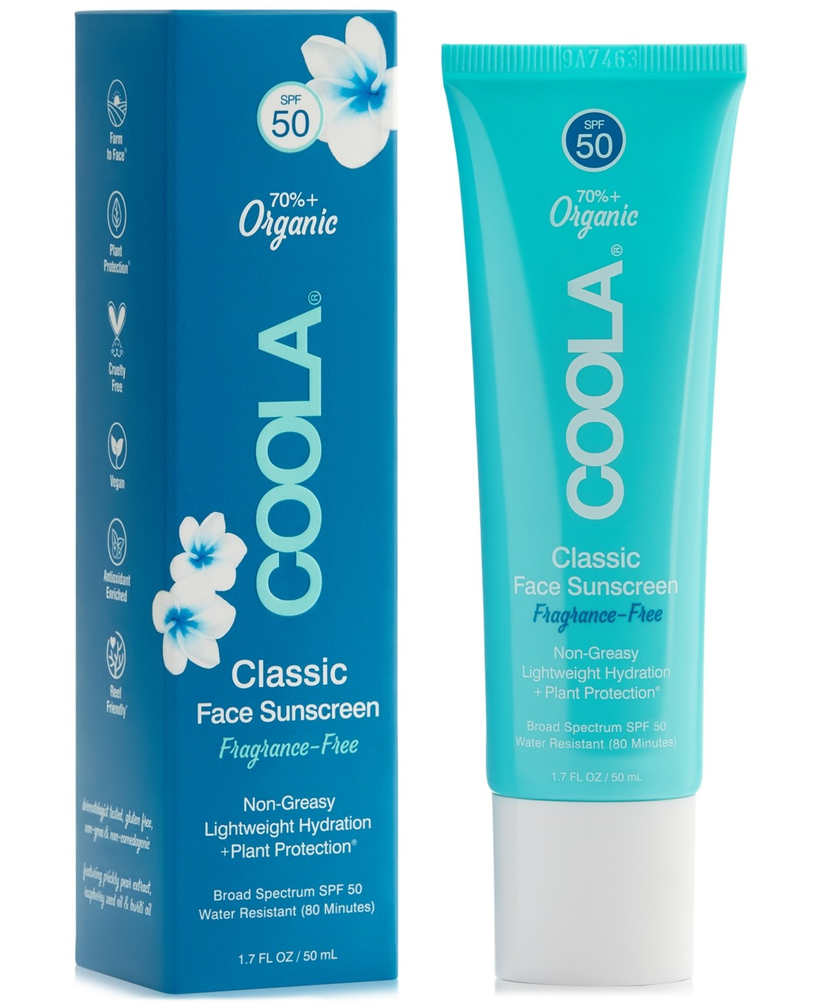 Coola Classic Face Sunscreen Spf 50, 1.7 oz. | Macy's