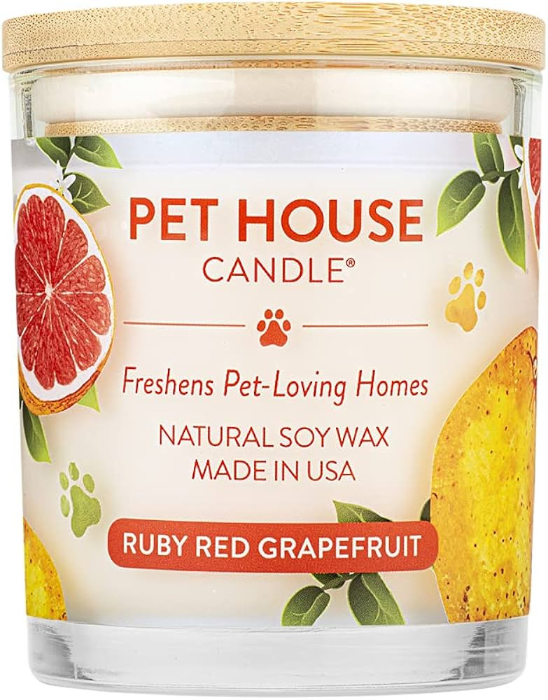 One Fur All, Pet House Candle - 100% Soy Wax Candle - Pet Odor Eliminator for Home - Non-Toxic an... | Amazon (US)