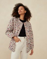 Elizabetta Provincial Floral Quilted Jacket | Loeffler Randall