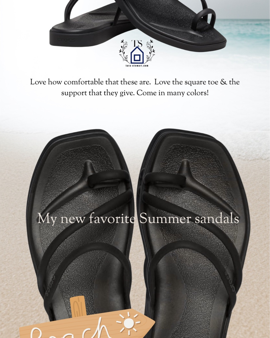 My new fav Summer sandals. CAn you believe that these are Crocs? I love   how comfortable that they are, the square toe, and waterproof for the beach, pool or anywhere!

#LTKdayinmylife